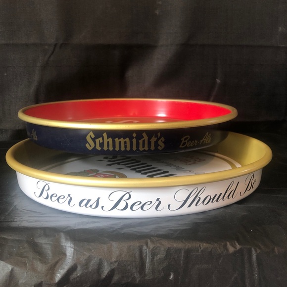 Schmidt’s of Philadelphia beer trays circa 1970 and Pabst Blue Ribbon tray - Picture 9 of 9